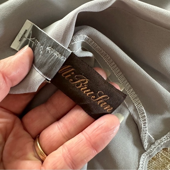 Vintage Sheer Ruffle High Neck Lace Blouse - Picture 6 of 9